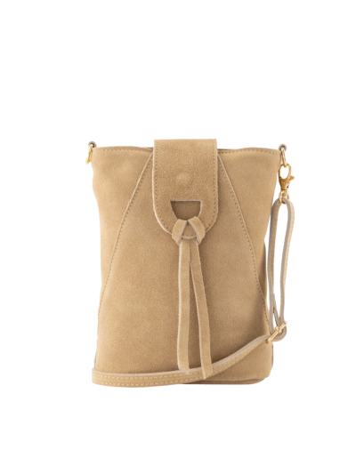 Kendra suède crossbody tas