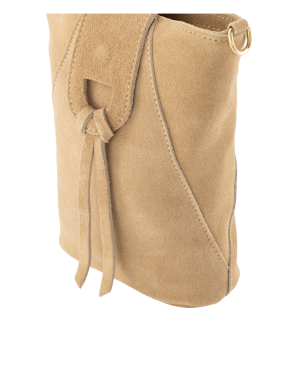 Kendra suède crossbody tas