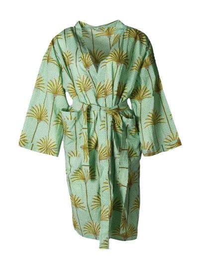 Kimono met palmbomen print