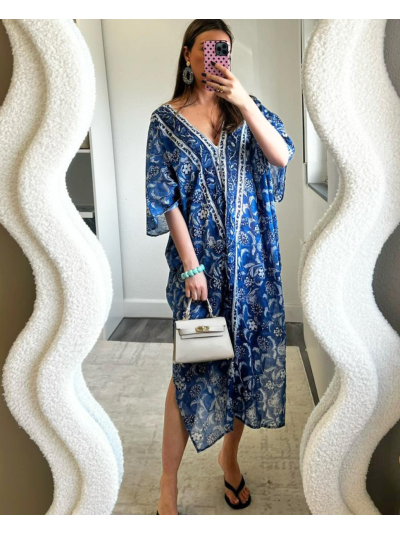 Kaftan met bloemenprint