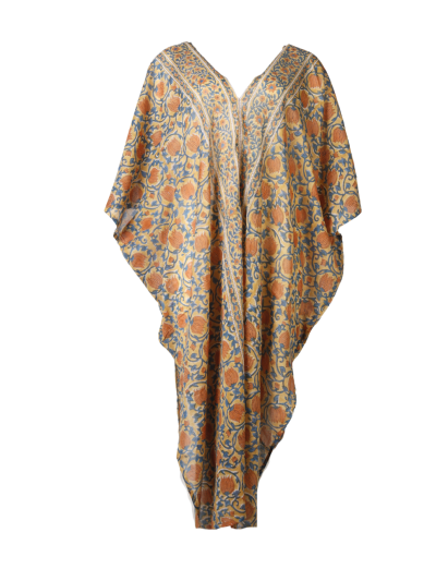 Kaftan met bloemenprint
