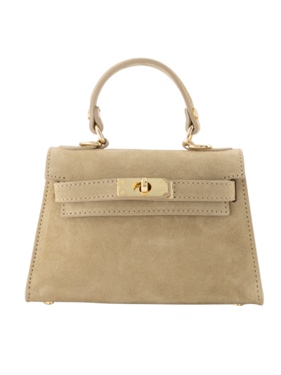 Livia suède leren handtas