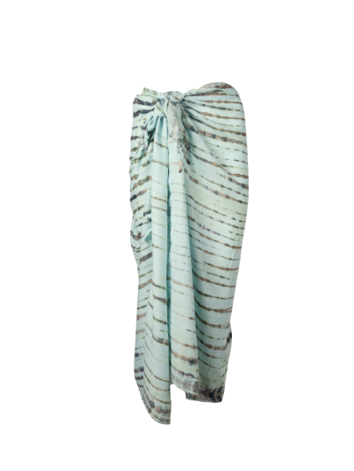 Sarong met tie-dye print