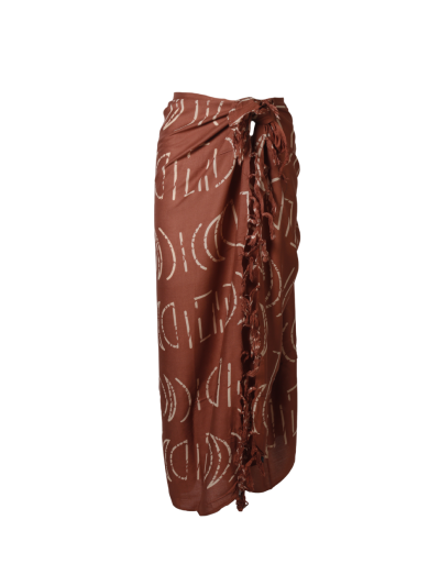 Bodhi sarong met ornament print