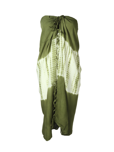 Sarong met tie-dye print