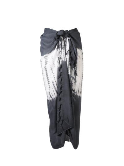 Sarong met tie-dye print