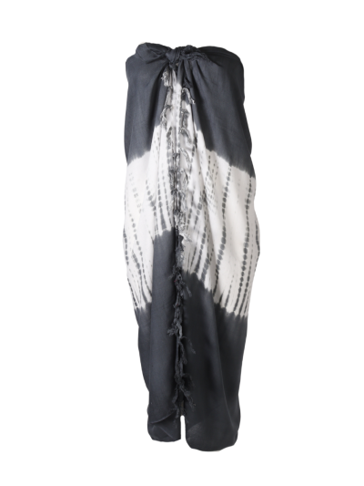 Sarong met tie-dye print