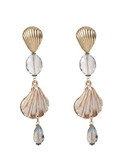 Statement schelpen oorbellen