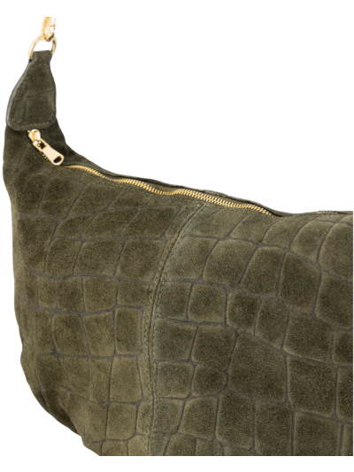 Savanna croco suède tas