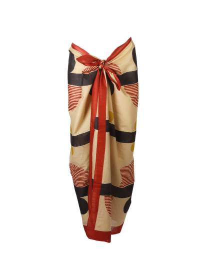 Sarong met grafische print