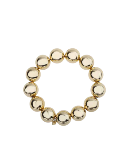Goudkleurige XL kralenarmband