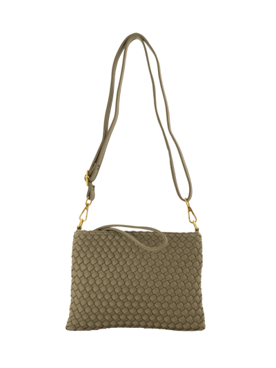 Zila gevlochten clutch