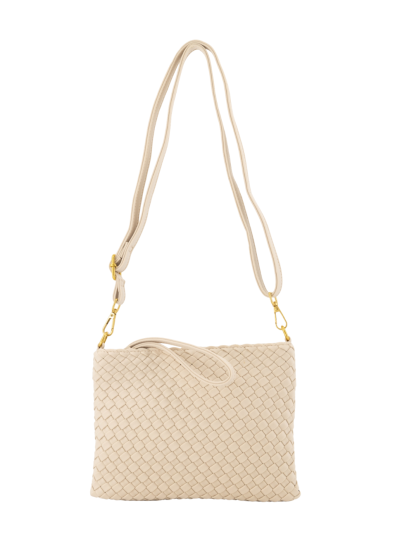 Zila gevlochten clutch