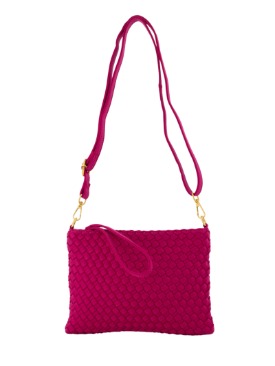 Zila gevlochten clutch