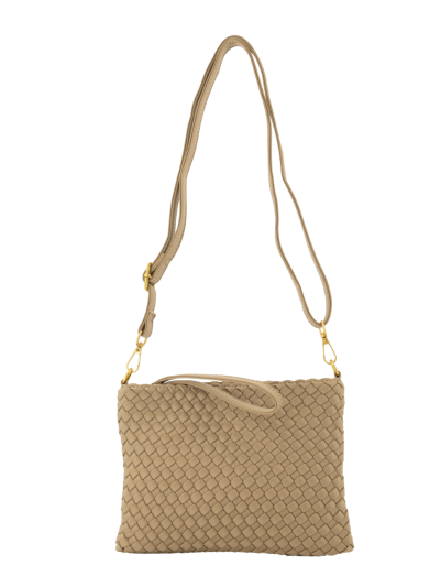 Zila gevlochten clutch