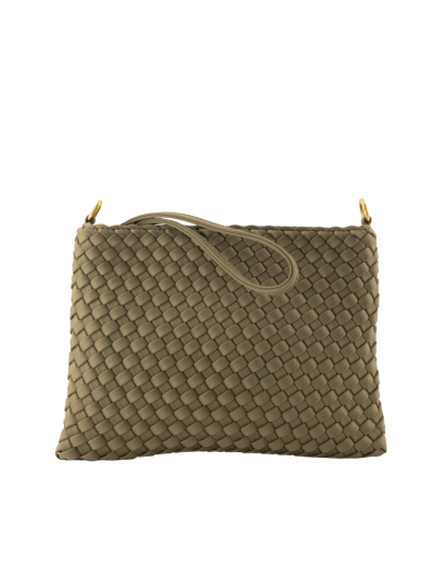 Zila gevlochten clutch