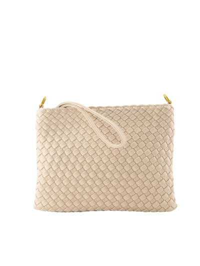 Zila gevlochten clutch