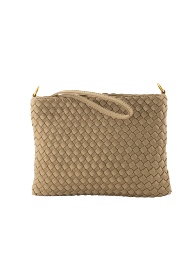 Zila gevlochten clutch