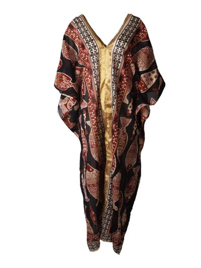 Lange katoenen 'Loreen' kaftan 