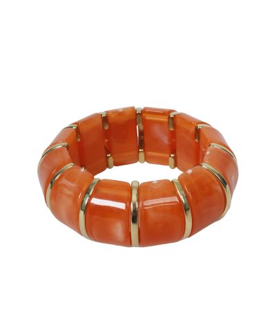 Statement armband met marmer look