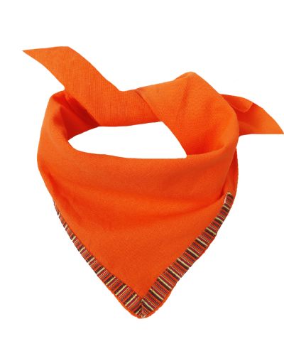 Jessy – Oranje bandana met strepen