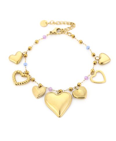 Armband met kralen en bedels