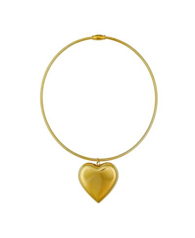 Big heart ketting