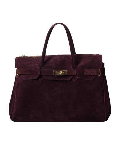 Jessa suède handtas XL