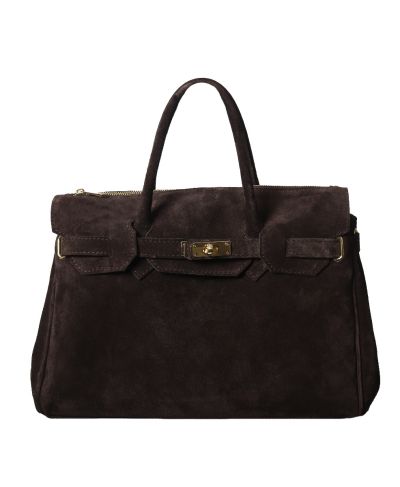 Jessa suède handtas XL