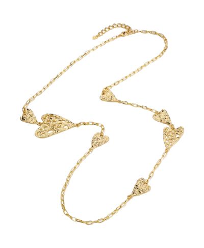Statement ketting – Lang model met hartjesdetails