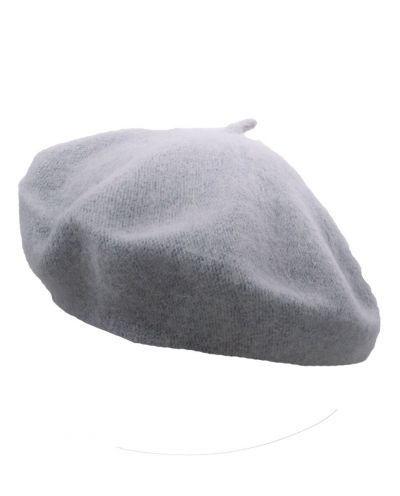 Lichtgrijze alpino baret
