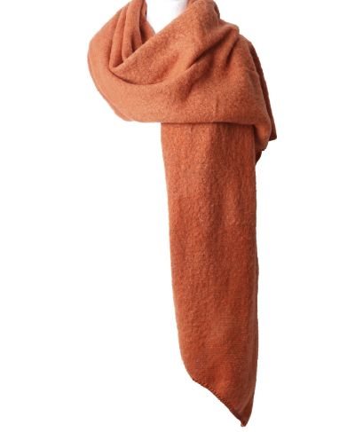 Wol-blend omslagdoek/sjaal 