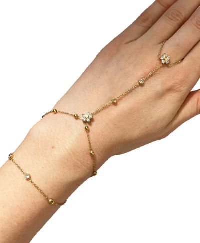 Madelief handketting- Stainless Steel