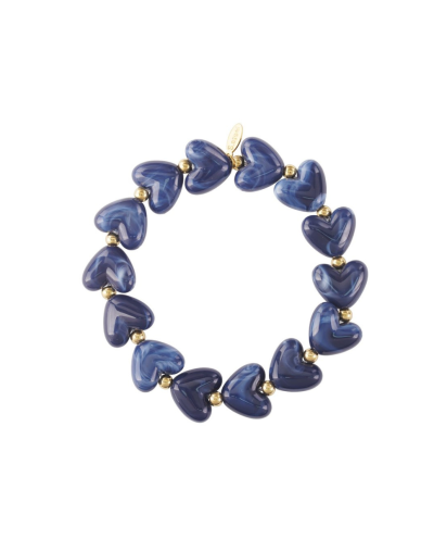 Hartjes armband met kralen