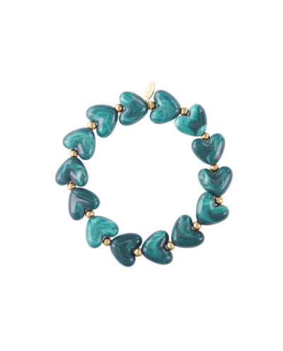 Hartjes armband met kralen