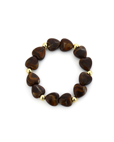 Hartjes armband met kralen