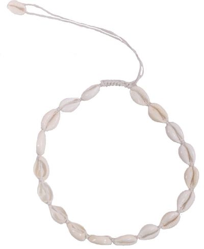 Choker/ketting met cowrie schelpen