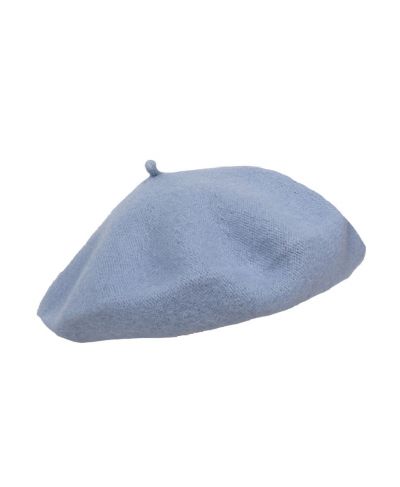 Jeansblauwe baret