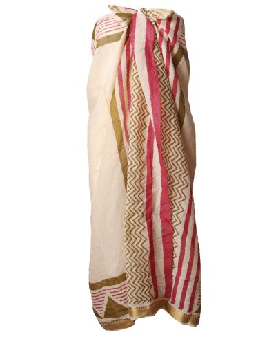 Katoenen´Desiree´ pareo met ornament print