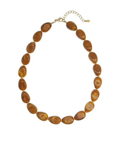 Lola kralenketting met natuursteen look