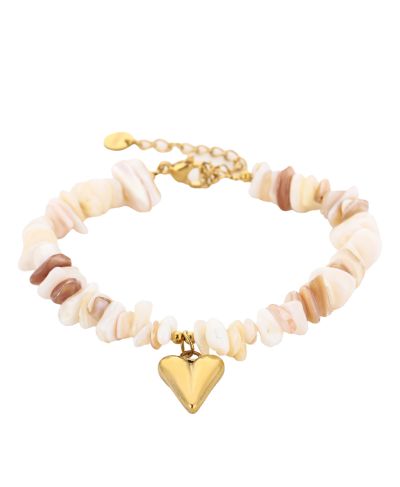 Koraalsteentjes armband