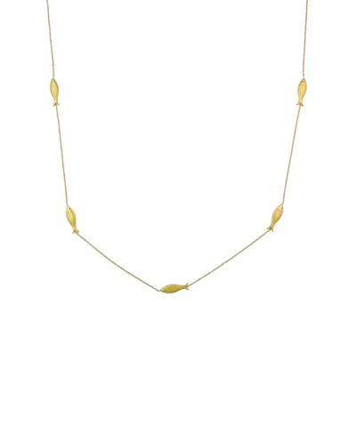 Lange ketting met forels