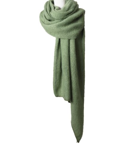 Wol-blend omslagdoek/sjaal 