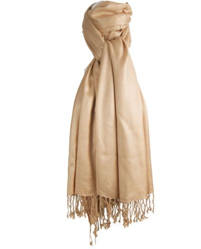 Beige pashmina sjaal