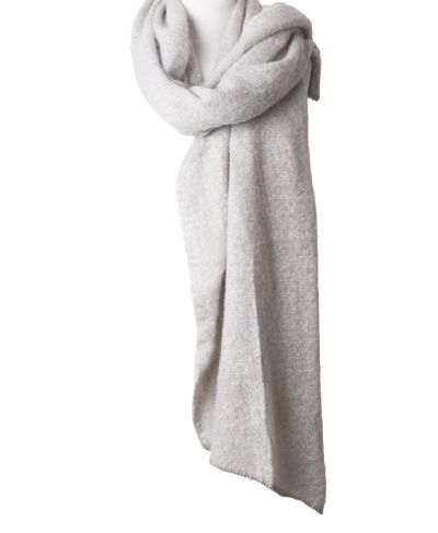 Wol-blend omslagdoek/sjaal 