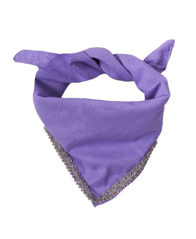 Jessy – Lila bandana met glitterband