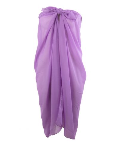 Lila paarse kleurige pareo van crêpe voile
