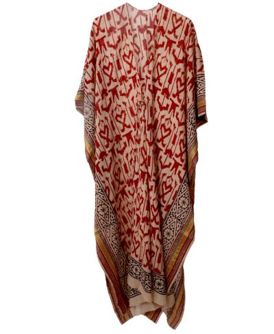 Lange katoenen 'Lilly' kimono