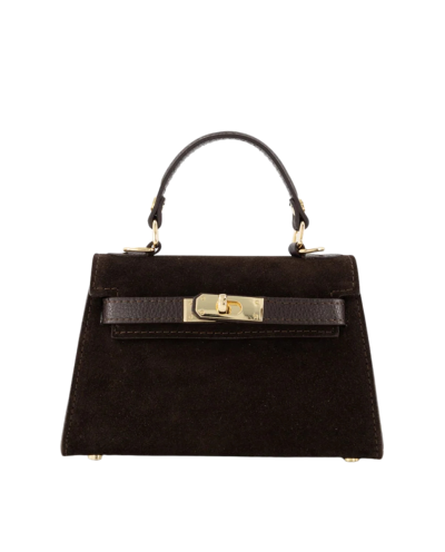 Livia handtas met suède & leer