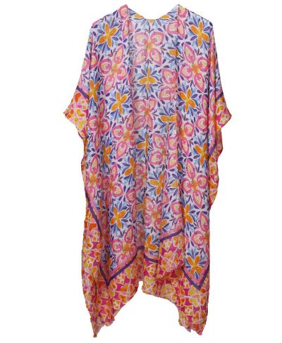 Luchtige 'Joy' kimono in roze